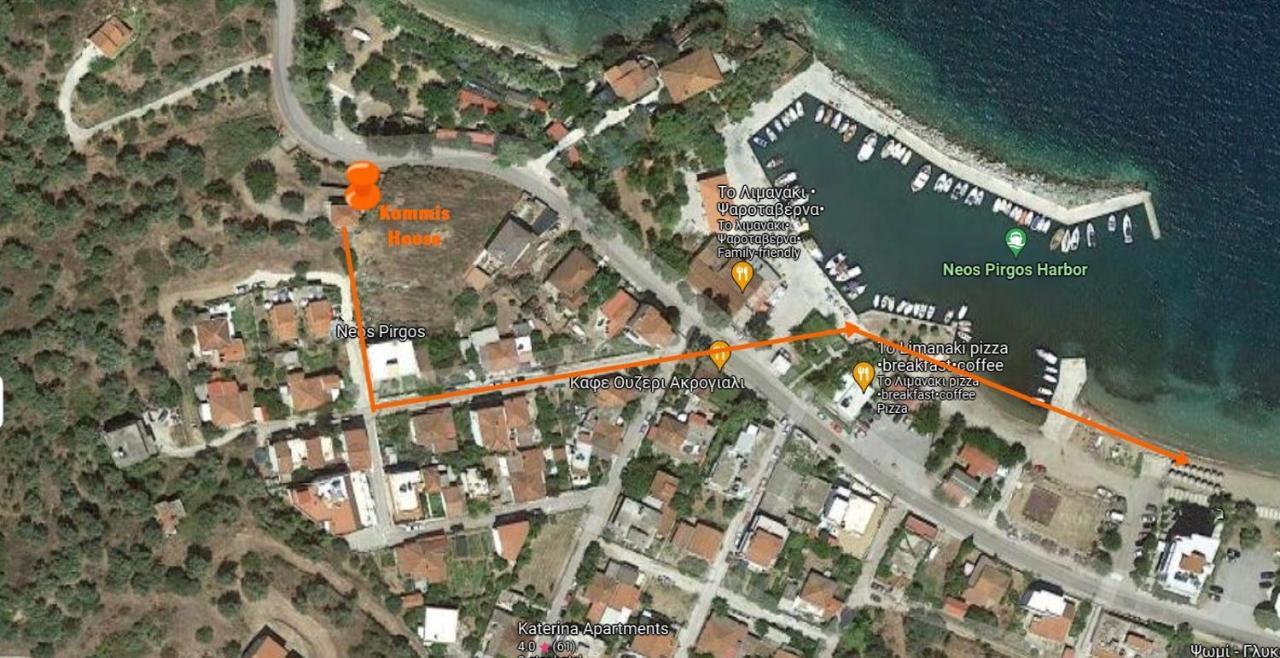 Amazing Sea View-Neos Pyrgos Beach -Evoia Greece Neos Pirgos Exterior photo